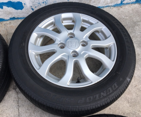 ล้อแม็ก Honda Brio Amaze ขอบ 14 พร้อมยาง 175-65-14 Dunlop ปี 14