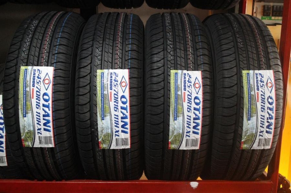 ขายยางใหม่ OTANI SA1000 245-70-16 ปี18 ชุดละ 9,500 บาท ขายยางใหม่ OTANI SA1000 245-70-16 ปี18 ชุดละ 9,500 บาท