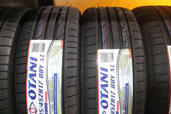 ขายยางใหม่ OTANI KC2000 205-45-17 ปี18 ชุดละ 6,900 บาท