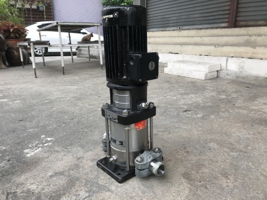 ขายปั้มน้ำแรงดันสูงแบบตั้ง Groundfos 1HP. 380V CRN2 made in Denmark ขนาดท่อ 1.2นิ้ว สภาพสวย หมุนนิ่ม พร้อมใช้งาน