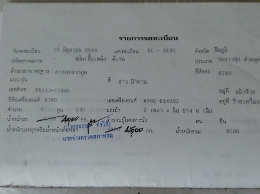 ขายหกล้อกะบะ5เมตรFB113