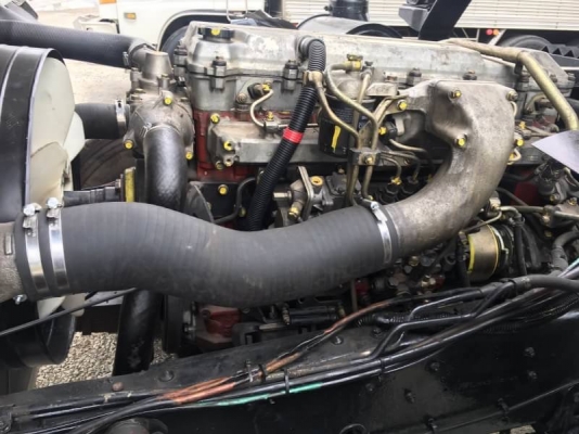 Hino FM1J เครื่อง JO8C turbo 260 แรง ปี 47 แม่ลูกดัมพ์สามมิตร 3 เพลา พร้อมใช้งาน