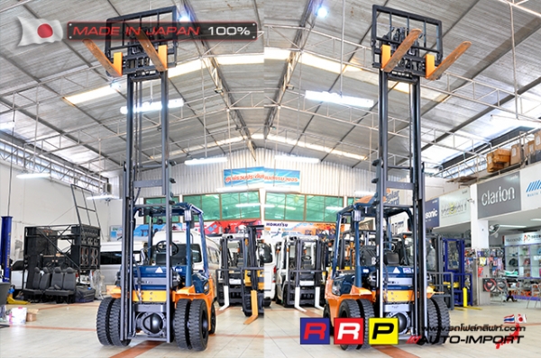 ขายรถโฟล์คลิฟท์มือสอง TOYOTA รุ่น 7FD25-15805 นำเข้าจากประเทศญี่ปุ่น 100\% ไม่เคยใช้งานในไทย