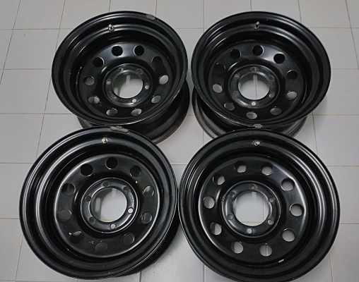 ขายกะทะออฟโรด ปั้มโรงงานขอบ 16 กว้าง 8 นิ้ว ออฟเซท - 25 มือสองสภาพดี ไม่แพง