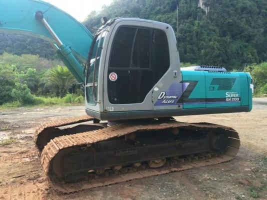ขาย 1,850,000 รถแบคโฮบูมยาว KOBELCO sk 200-6 yn 10 ไฟฟ้าครบ เครื่องดี ปั้มแรง เอวแน่น ช่วงล่างเต็ม อ