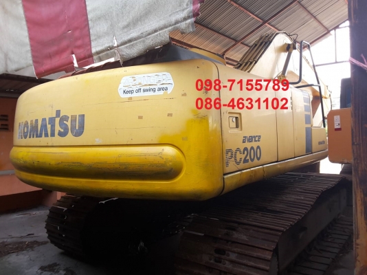 ขาย!! >>> Komatsu Pc200 รุ่น 6 สภาพดี พร้อมใช้งาน เอกสารอินวอย <<< เบอร์ติดต่อ 098-7155789 086-4631102