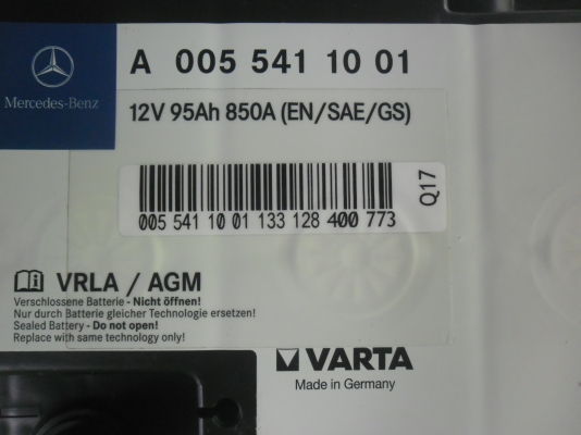 แบตเบนซ์ VARTA