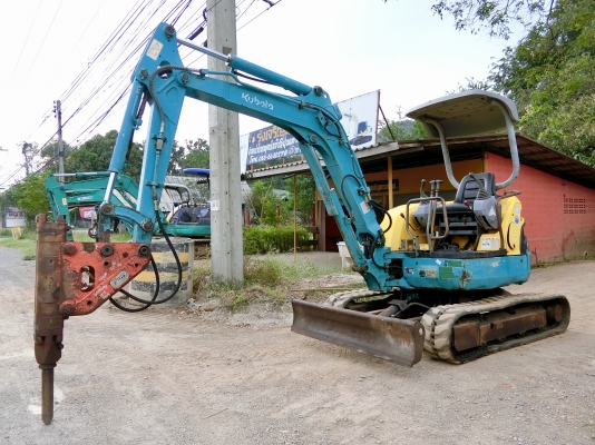 KUBOTA U30-3 มีหัวแย๊ก<มีVDOให้ชม>รถเก่านอกมีเอกสาร☎️ติดต่อ 085-5632278 (ราคาต่อรองได้)