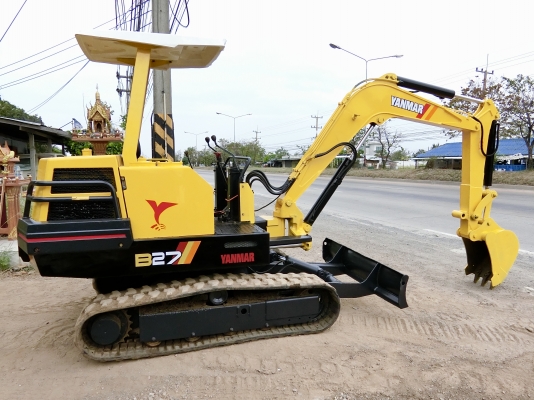 YANMAR B-27 ขนาดเทียบเท่าPC-30<มีVDOให้> รถเก่านอกมีเอกสารอินวอย☎️ติดต่อ 085-5632278 <ราคาต่อรองได้>