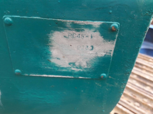 ขายจ้า..KOMATSU PC45-1  เก่านอกแท้  เดิมๆๆ  สภาพสวย  มีลายแย๊ก  พร้อมใช้  โทร 089-3818694  ดวงนภา