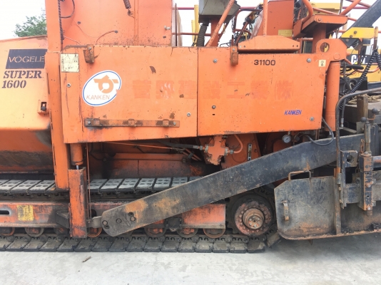 รถปูยางแบบล้อแทรค Vogele S1600 ล้อแทรค มือสองญี่ปุ่น