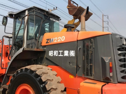 ขายรถตักล้อยาง HITACHI ZW220 (เทียบเท่า WA380-6) รถนอกนำเข้าเองจากญี่ปุ่น สภาพสวยพร้อมใช้ มีVDOการทำงานครับ ขายรถตักล้อยาง HITACHI ZW220 (เทียบเท่า WA380-6) รถนอกนำเข้าเองจากญี่ปุ่น สภาพสวยพร้อมใช้ มีVDOการทำงานครับ