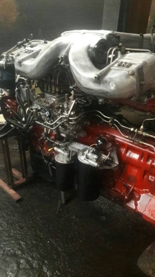 เครื่องยนต์ฮีโน่K13D#275แรงม้า(2K)เสปคโม่ปูน สวยๆข้อแสตนดาร์ดติดดีมากครับ