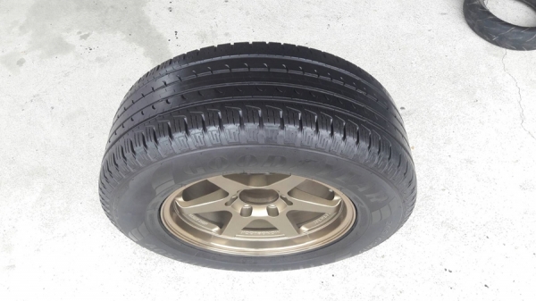 ล้อใหม่TE37 ขอบ17 6รู139 พร้อมยาง265/65/17 ปี3716  4 ล้อ