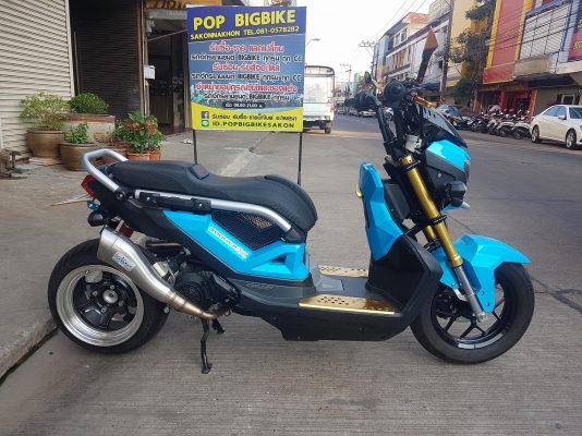 ขาย HONDA ZOOMER X ALL NEW ล้อโต วิ่งน้อยไม่ถึงพันกิโล แต่งเต็ม จอดโชว์อย่างเดียว ราคา 62500 บาท ส่ง