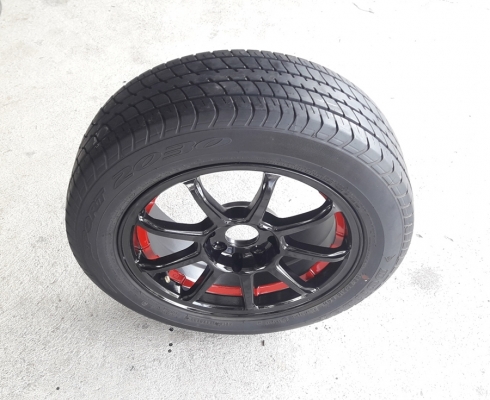 ล้อRacing Wheels ขอบ15 4รู100-114 ยาง185/60/15 ปี14  4 ล้อ