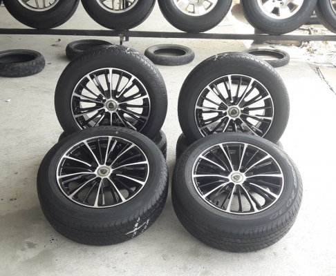 ล้อRacing Wheels ขอบ15 4รู100 ยาง185/60/15 ปี14  4 ล้อ