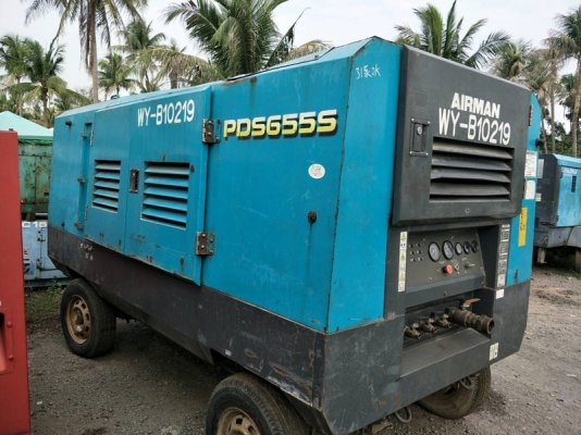 PDS655S-เครื่องปั๊มลม Airman ขนาด 7 บาร์ 655cfm. นำเข้าจากญี่ปุ่น by OEK 0985625920