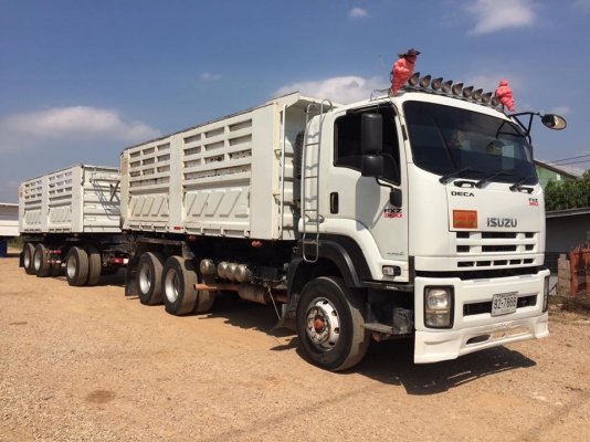 Isuzu 360 แรง ปี 53 แม่ลูกดัมพ์สามมิตร สภาพเดิม ราคาเบาๆ พร้อมใช้งาน