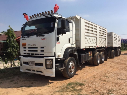 Isuzu 360 แรง ปี 53 แม่ลูกดัมพ์สามมิตร สภาพเดิม ราคาเบาๆ พร้อมใช้งาน