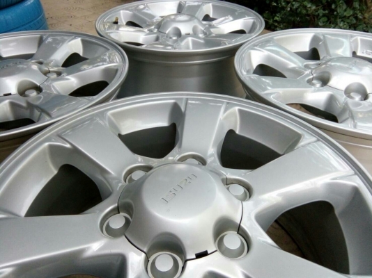 ล้อแม้กอีซูซุ ขอบ16 6รู ถอดป้ายแดง 4วง