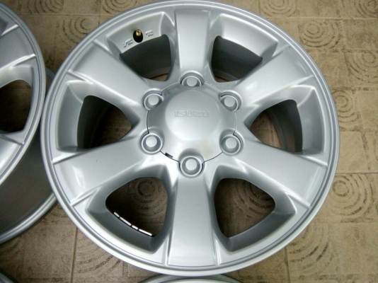 ล้อแม้กอีซูซุ ขอบ16 6รู ถอดป้ายแดง 4วง ล้อแม้กอีซูซุ ขอบ16 6รู ถอดป้ายแดง 4วง