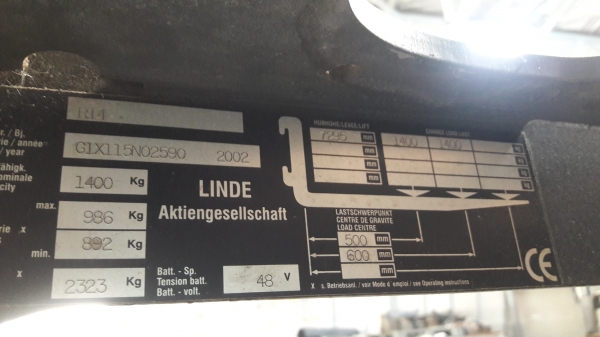 ขายรถยกไฟฟ้า RINDE R14