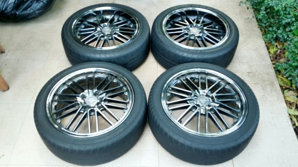 ล้อเก๋ง 4รู100 ขอบ17 พร้อมยางแม็กซิส ปี16,17 4ล้อ