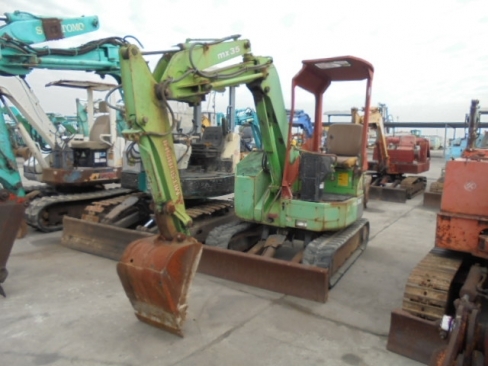 ขายรถขุดเล็ก  ยี่ห้อ MITSUBISHI  รุ่น  MX35  ปั้มนิ้วรถเก่านอก ยังไม่เคยใช้งานในไทย  มีใบอินวอย ขายถูก