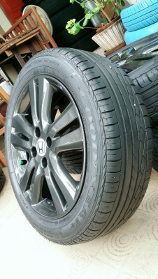 ล้อแม็กฮอนด้า ขอบ16 4รู100 พร้อมยางถอดป้ายแดงกู้ดเยียร์ ปลายปี16 ล้อแม็กฮอนด้า ขอบ16 4รู100 พร้อมยางถอดป้ายแดงกู้ดเยียร์ ปลายปี16