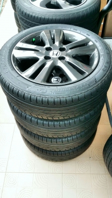 ล้อแม็กฮอนด้า ขอบ16 4รู100 พร้อมยางถอดป้ายแดงกู้ดเยียร์ ปลายปี16 ล้อแม็กฮอนด้า ขอบ16 4รู100 พร้อมยางถอดป้ายแดงกู้ดเยียร์ ปลายปี16