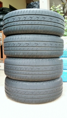 ล้อแม็กฮอนด้า ขอบ15 4รู100 พร้อมยางบริดสโตน อีโคเปีย ปี15(3115) 4ล้อ