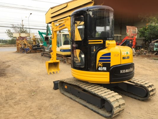 ขายรถขุด KOMATSU PC40FR ชั่วโมงใช้งานน้อย ระบบไว,ปั้มนิ้ว,คอนโทรลสั้น,ฟรีค่าจัดส่งทั่วไทย,เก่านอกแท้