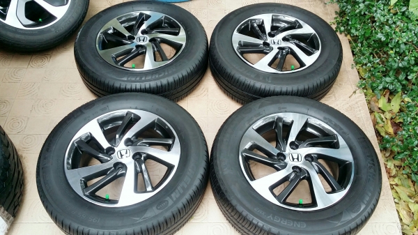 ล้อแม็กฮอนด้า ขอบ15 4รู100 พร้อมยางมิชลิน ปี15(1915) 4ล้อ ล้อแม็กฮอนด้า ขอบ15 4รู100 พร้อมยางมิชลิน ปี15(1915) 4ล้อ