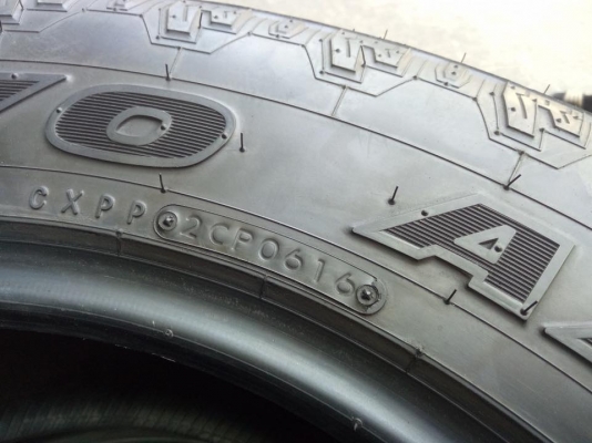 ขายยาง TOYO A/T OPEN COUNTRY OPAT2 (MADE IN JAPAN) 265-65-18 ปี16 ชุดละ 15,900 บาท