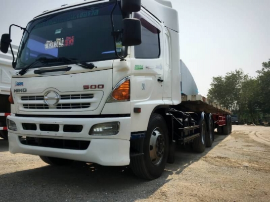 Hino 251 แรง ปี 54 หัวลากพร้อมหาง CIMC ปี 54 สามเพลา 12.50 เมตร พร้อมใช้งาน มีสองชุด