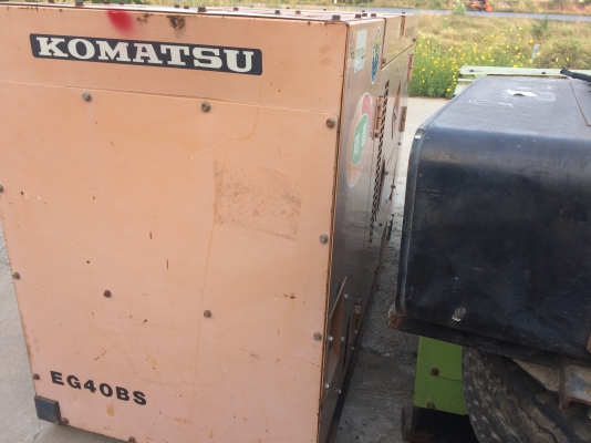 ขายเครื่องปั่นไฟพร้อมตู้เก็บเสียง เงียบมาก เครื่องโคมัสสุ 4สูบ