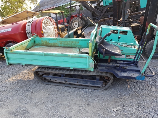 รถดั้มเปอร์แทรคยาง  ดีเซล  เก่านอก  บรรทุกได้1ตัน  มีอินวอย