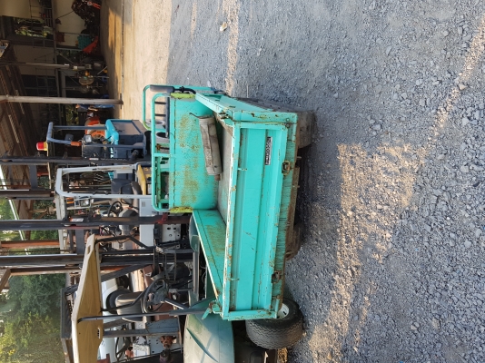 รถดั้มเปอร์แทรคยาง  ดีเซล  เก่านอก  บรรทุกได้1ตัน  มีอินวอย