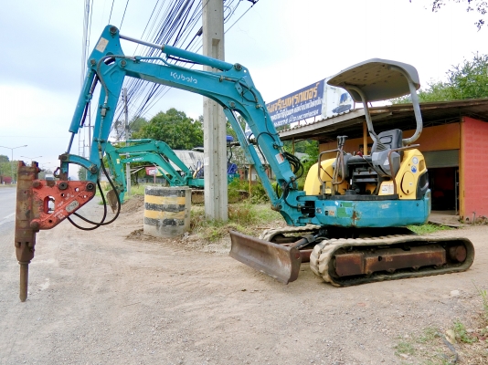 KUBOTA U30-3 มีหัวแย๊ก<มีVDOให้ชม>รถเก่านอกมีเอกสาร☎️ติดต่อ 085-5632278 (ราคาต่อรองได้)