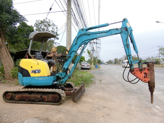 KUBOTA U30-3 มีหัวแย๊ก<มีVDOให้ชม>รถเก่านอกมีเอกสาร☎️ติดต่อ 085-5632278 (ราคาต่อรองได้)