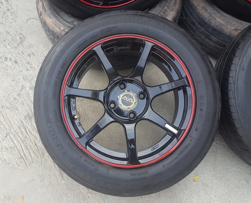 ล้อมือ2 AVS RS7 ขอบ15 พร้อมยาง  4 ล้อ