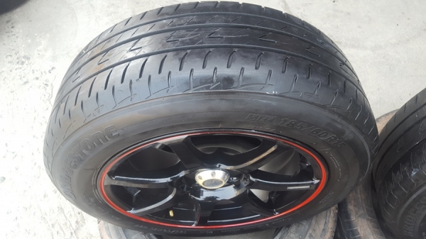 ล้อมือ2 AVS RS7 ขอบ15 พร้อมยาง  4 ล้อ