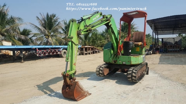 FROM JAPAN สินค้าเก่านอก ขายถูกด่วนๆรถขุดMITSUBISHI -MX35 เครื่องยนต์MITSUBISHI -K4E/ 4 สูบ/คอนโทรลน้ำมัน /ราคาเพียง 220,000 บาท สนใจรีบติดต่อ 0819337688