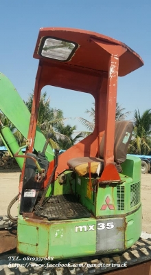 FROM JAPAN สินค้าเก่านอก ขายถูกด่วนๆรถขุดMITSUBISHI -MX35 เครื่องยนต์MITSUBISHI -K4E/ 4 สูบ/คอนโทรลน้ำมัน /ราคาเพียง 220,000 บาท สนใจรีบติดต่อ 0819337688
