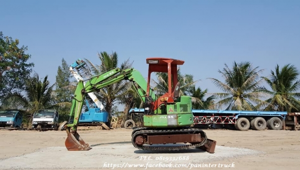 FROM JAPAN สินค้าเก่านอก ขายถูกด่วนๆรถขุดMITSUBISHI -MX35 เครื่องยนต์MITSUBISHI -K4E/ 4 สูบ/คอนโทรลน้ำมัน /ราคาเพียง 220,000 บาท สนใจรีบติดต่อ 0819337688