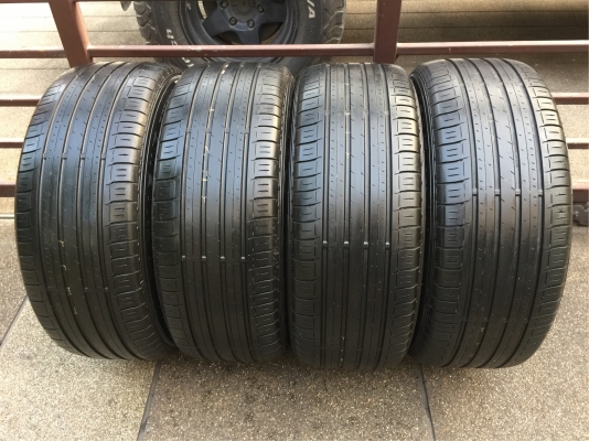 ยาง Dunlop 215 55 16 ปี17 ดอกเต็ม เนื้อนิ่มๆ ใช้ยาว ราคาไม่แพง