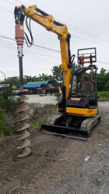 รถสว่านเจาะดินYanmar B3-5 มาอีกแล้ว พร้อมปุ้งกี๋