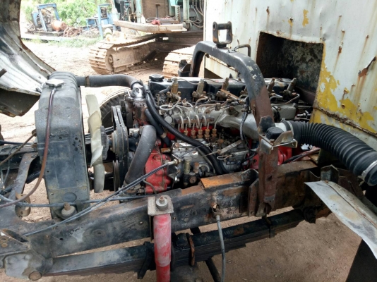 ขายด่วนเครื่องHINO WO6E 180 แรงพร้อมใช้พร้อมหม้อน้ำ+ใบคุมเครื่องติดดีไม่มีไอ