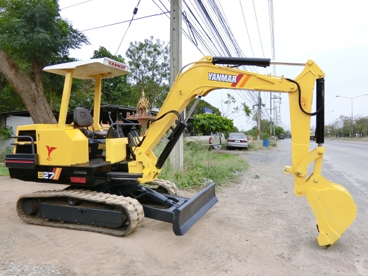 YANMAR B-27 ขนาดเทียบเท่าPC-30<มีVDOให้> รถเก่านอกมีเอกสารอินวอย☎️ติดต่อ 085-5632278 <ราคาต่อรองได้>